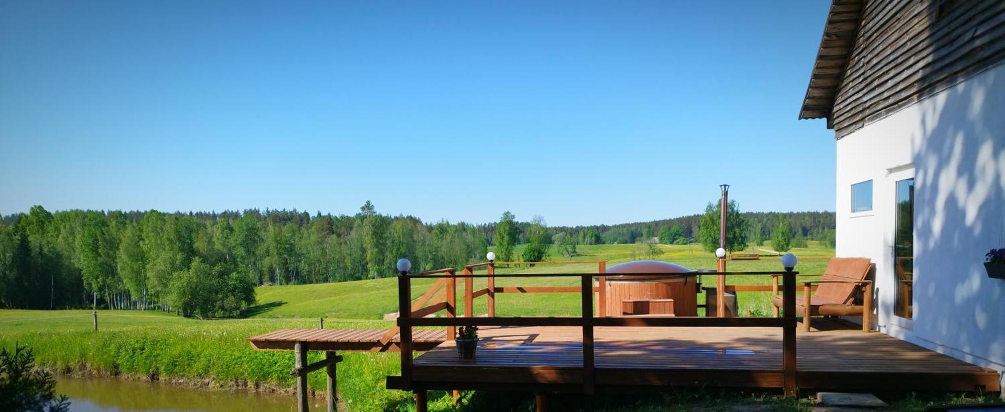 Straupe Guesthouse, Sauna & Jacuzzi In Gauja Valley - Kakukalns מראה חיצוני תמונה