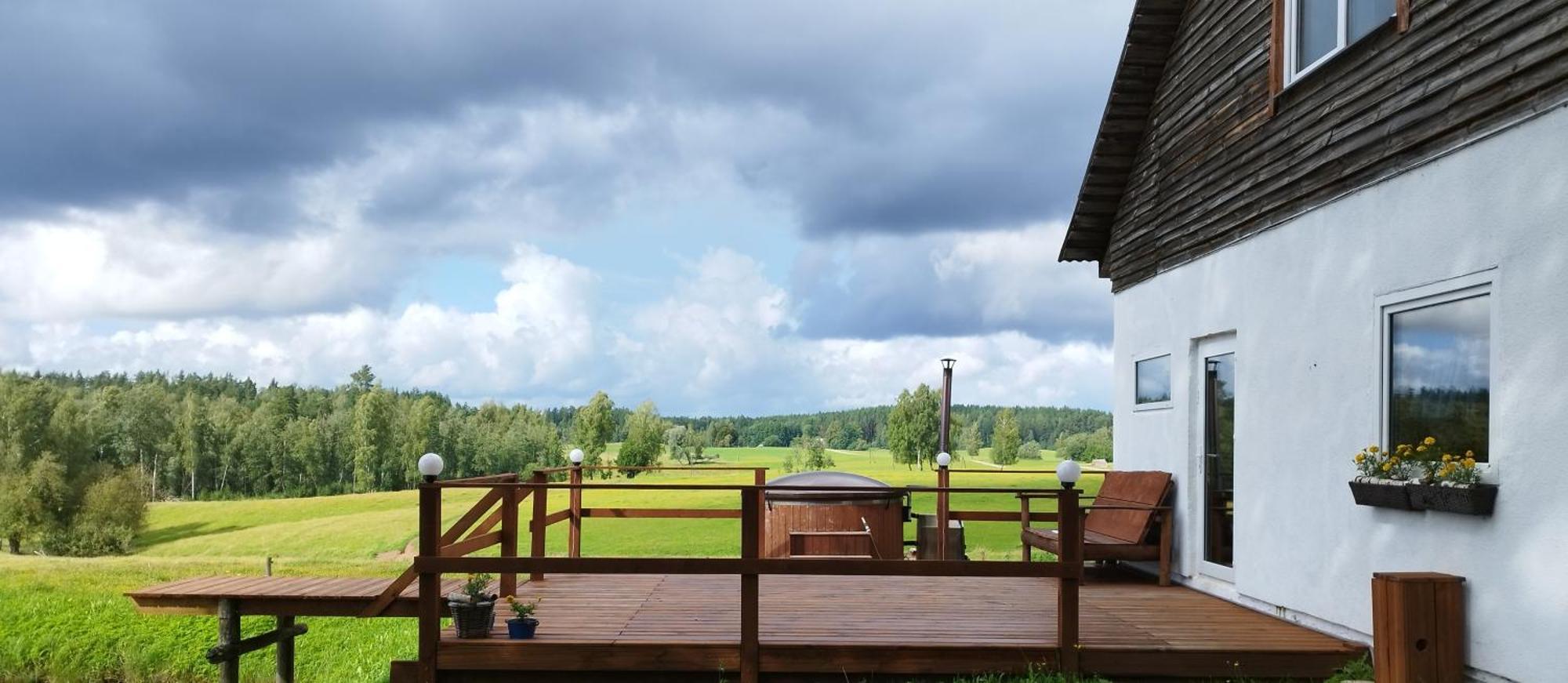 Straupe Guesthouse, Sauna & Jacuzzi In Gauja Valley - Kakukalns מראה חיצוני תמונה
